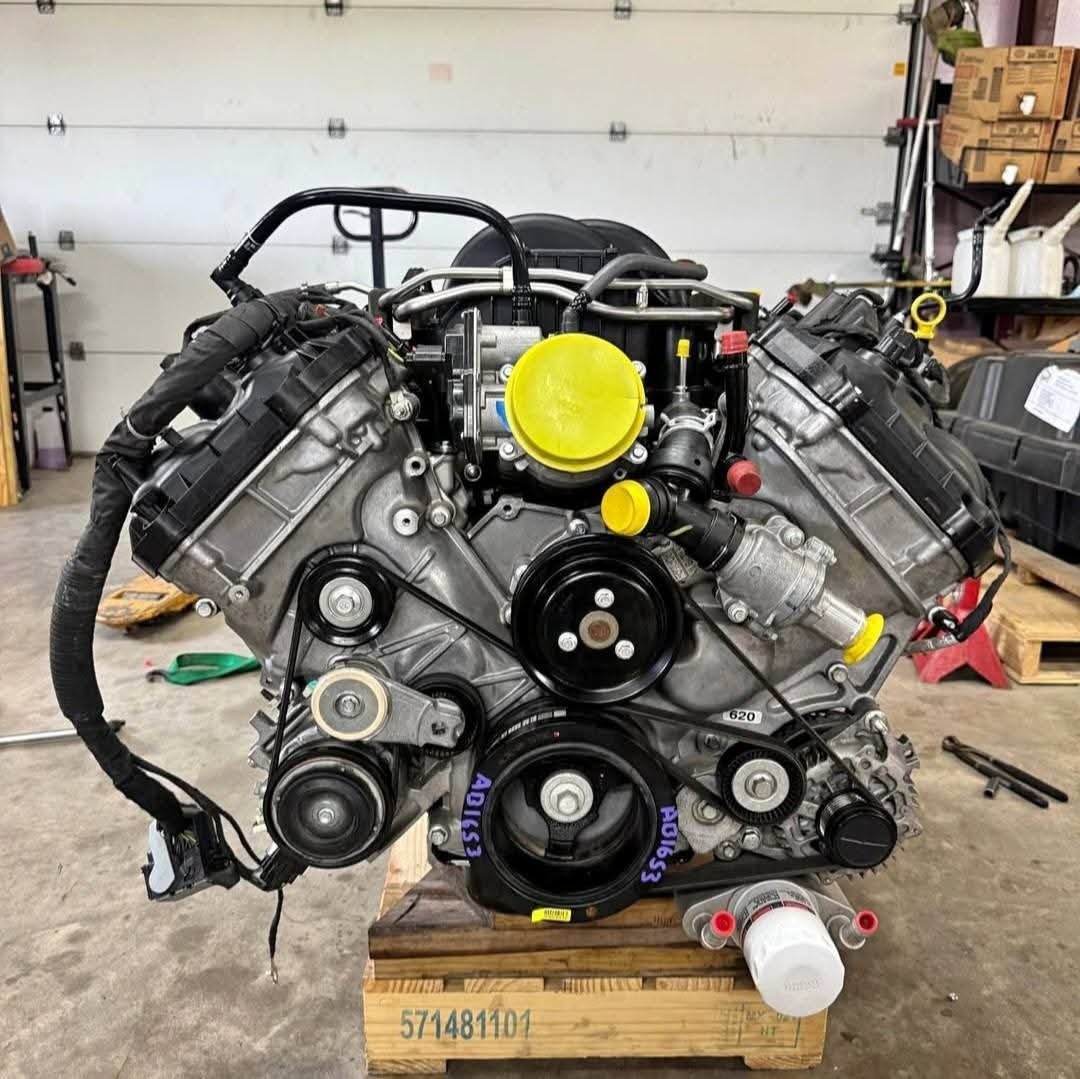 2023 Ford F150 4x4 5.0 Motor and Transmission
Fits 2021-2026 Ford F150 4x4 Motor
5.0 coyote V8 out of a 2023 Ford F150 4 x 4 with 11,500 miles. Comes with all accessories, AC lines coolant hoses intake manifold transmission , ECU .
VIN 1FTFW1E51PKE33702. You can come pick it up or pay to have it shipped.
VIN 1FTFW1E51PKE33702.