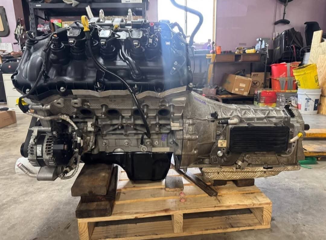 2023 Ford F150 4x4 5.0 Motor and Transmission
Fits 2021-2026 Ford F150 4x4 Motor
5.0 coyote V8 out of a 2023 Ford F150 4 x 4 with 11,500 miles. Comes with all accessories, AC lines coolant hoses intake manifold transmission , ECU .
VIN 1FTFW1E51PKE33702. You can come pick it up or pay to have it shipped.
VIN 1FTFW1E51PKE33702. - Image 4